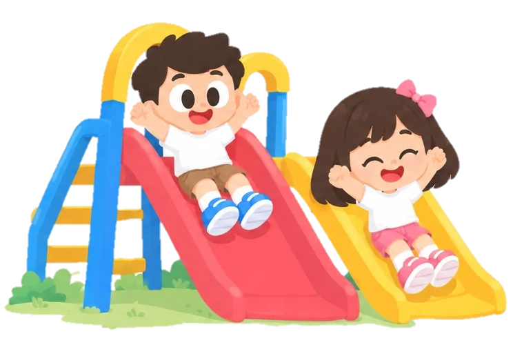 Children Playing & Learning Together